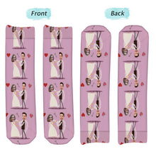 Custom Photo - You Are My Love - Personalized Customized Socks - Gift For Couple Lover - Valentine's Day Gift