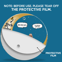 I Love You To The Moon And Back - Personalized Customized Car Ornament - Memorial Gift For Pet Lover, Pet Loss