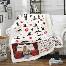 Personalized Blanket Fleece Blanket - Gift For Husband Wife - All The Time It's Just That You're Always Beautiful