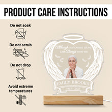 Custom Photo Your Light Will Always Shine - Customized Personalized 3D Led Light - Gift For Memorial Loss Family Gift