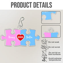 The Perfect Piece  - Personalized Customized Car Ornament - Gift For Couples, Friends