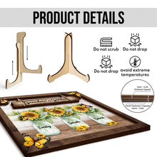 Grandma's Little Garden - Personalized Customized 2-Layered Wooden Plaque - Gift For Family, Grandparents