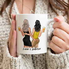 Like Mother Like Daughter Leopard -  Gift For Mother, Mom Personalized Custom Ceramic Mug