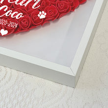 Custom Photo Once By My Side - Pet Memorial - Customized Flower Shadow Box - Gift For Pet Lover Dog Mom Dad