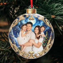 Family Christmas Bauble Shaped - Customized Acrylic Ornament - Christmas Gift For Familly