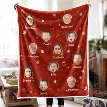 Custom Photo Family Christmas - Customized Personalized Blanket - Christmas Gift For Family