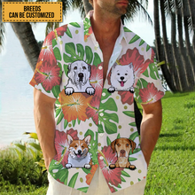 Cute Dog Theme Summer Dog Love - Gift For Dog Lover - Personality Customized Hawaiian shirt