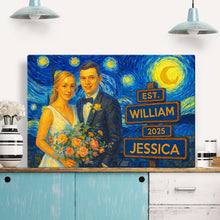 Starry Night Photo Theme For Loved One - Turn Your Moment Into An Art Piece - Anniversary Gift For Couple, Him, Her, Husband, Wife