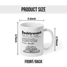 Hello, I'm A Booktrovert - Customized Personalized Mug - Gift For Bookworm, Booklovers, Bookaholic