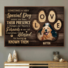 Sometimes A Very Special Dog Enters Your Life - Personalized Customized Canvas - Gift For Pet Lovers, Dog Lovers