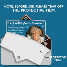 A Letter From Heaven - Personalized Custom Acrylic Ornament - Memorial Gift For Loss