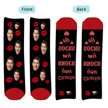 Custom Photo Personalized Custom Socks Gift For Couple Lover Valentine's Day Gift