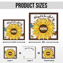 I'm Blessed To Be Called - Personalized Customized 2-Layered Wooden Plaque - Gift For Family, Grandparents