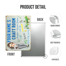 Craft Room - Personalized Metal Sign - Birthday Gift For Her, Girl, Woman, Sewing Lover