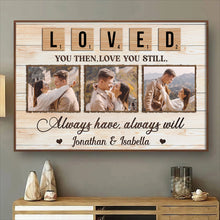 Lovely Couple Custom Photo Canvas - Personalized Customized Canvas - Gift For Couples, Lovers, Husband Wife