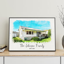 Custom Photo Your Little Home - Personalized Customized Canvas - Gift For Family Members