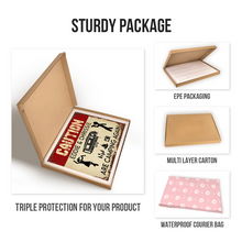 Caution For Campers - Personalized Custom Classic Camping Metal Signs