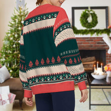 Custom Photo Christmas Sweater - Pet Face With Antler Christmas Gifts For Pet Lovers Personalized Custom Ugly Sweater