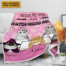 Personalized Custom Flannel Blanket Pet Fleece Blanket Gifts For Cat Lovers