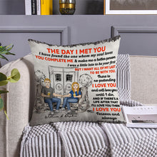 The Day I Meet You - Personality Customized Pillow - Gift For Couple - Valentine's Day Gift For Husband Wife