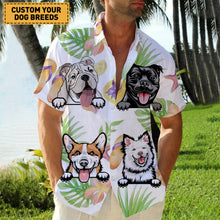 Dog Lover Dog Pet Summer Hawaii Cool Customization - Summer Hawaiian shirt - Personality Customized Hawaiian shirt