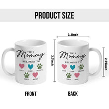 This Mommy Belongs To Us - Personalized Customized Mug - Gift For Mom, Grandma, Wife, Her