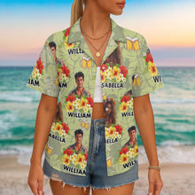 Custom Photo Drinkin' & Cheerin' - Personalized Customized Hawaiian Shirt - Gift For Family Members, Best Friends