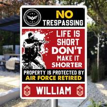 Life Is Short - Personality Customized Metal Sign - Gift For Man Warning Sign