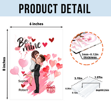 Be Mine Couple Kissing - Acrylic Plaque - Valentine's Day Gifts Personalized Custom Acrylic Plaque