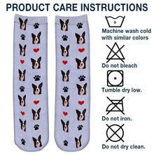 Custom Photo - Personalized Customized Socks - Gift For Dog Pet Lover - Cute Dog Gift