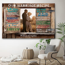 Custom Photo Personalized Canvas - Special Wedding Souvenirs For Husband And Wife - Gifts For Couples