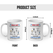 Of All The Balls In The World -  Funny Gift For Dad, Father, Grandpa Personalized Custom Ceramic Mug