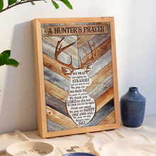 Home Decor A Hunter's Prayer - Personalized Customized Canvas - Gift For Family Members