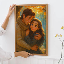 Family Photo As Different Animated Style Vertical - Turn Your Family Members Into Animated Characters - Gift For Family Members, Siblings