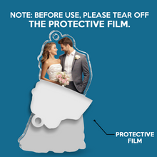 Love Design Custom Photo - Customized Personalized Car Ornament - Gift For Family Couple Husband Wife Gift Ideas