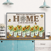 Our Home Sweet Garden - Personalized Customized Canvas - Gift For Family Members, Couples, Lovers