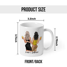 Personalized Custom Ceramic Mug - Like Mother Like Daughter Leopard  -  Gift For Mother, Mom