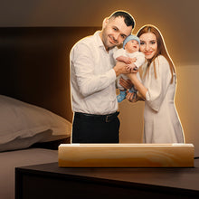 Custom Family Photo - Personalized Customized 3D LED Light - Gift For Family, Husband Wife, Anniversary, Couple