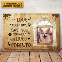 Custom Photo Personalized Canvas Wall Art You Would Have Lived Forever Gift The Moment That You Left Me