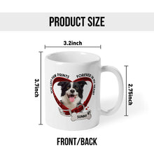 You Left Paw Prints Memorial - Photo Customized Personalized Mug - Gifts For Dog Lovers