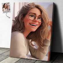 Custom Cartoon-Style Canvas - Personalized Customized Canvas - Gift For Weddings, Pets & Family Memories