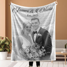 The Start Of Us - Personalized Customized Blanket - Wedding Gift For Family Members, Couples