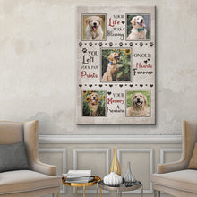 You Will Be With Me Forever - Canvas Memorial Canvas, Unique Pet Memorial Gifts Personalized Custom Framed Canvas Wall Art