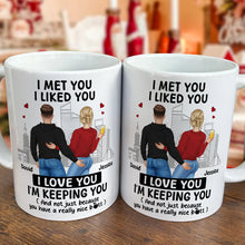 I Love You And Your Butt Too - Customized Personalized Mug - Christmas Gift For Couples, Lovers, Husband Wife
