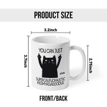 Custom Name Cat And Dog Funny Quote - Customized Personalized Mug - Gift For Friend, Coworkers