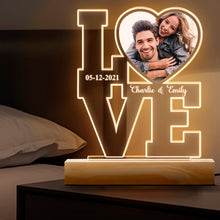 Custom Photo You're The Moon To My Dark Sky - Customized Personalized 3D LED Light - Gift For Husband Wife, Anniversary