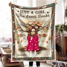 This Is My Reading Blanket - Personalized Customized Blanket - Gift For Bookworm, Booklovers, Bookaholic
