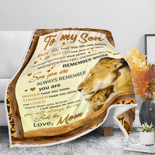 To Son Love Mom - Personality Customized Blanket - Gift For Mom Grandma Mother's Day Gift