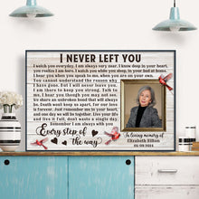 Every Step Of The Way - Personalized Customized Canvas - Memorial Gift For Family Members
