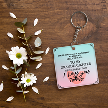 I Hope You Believe In Yourself - Gift For Sister, Brother, Friends Personalized Custom Keychain